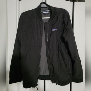 Patagonia Black Bomber Jacket Minimalist Design